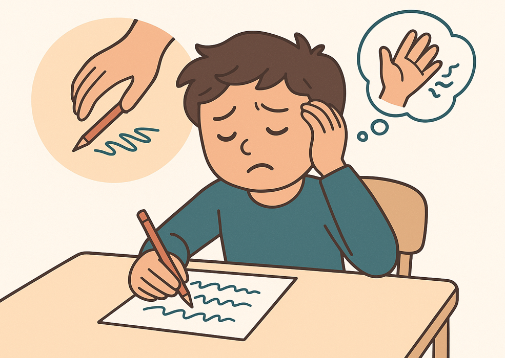 Quand l’écriture devient un effort : repérer la fatigue graphique chez l’enfant